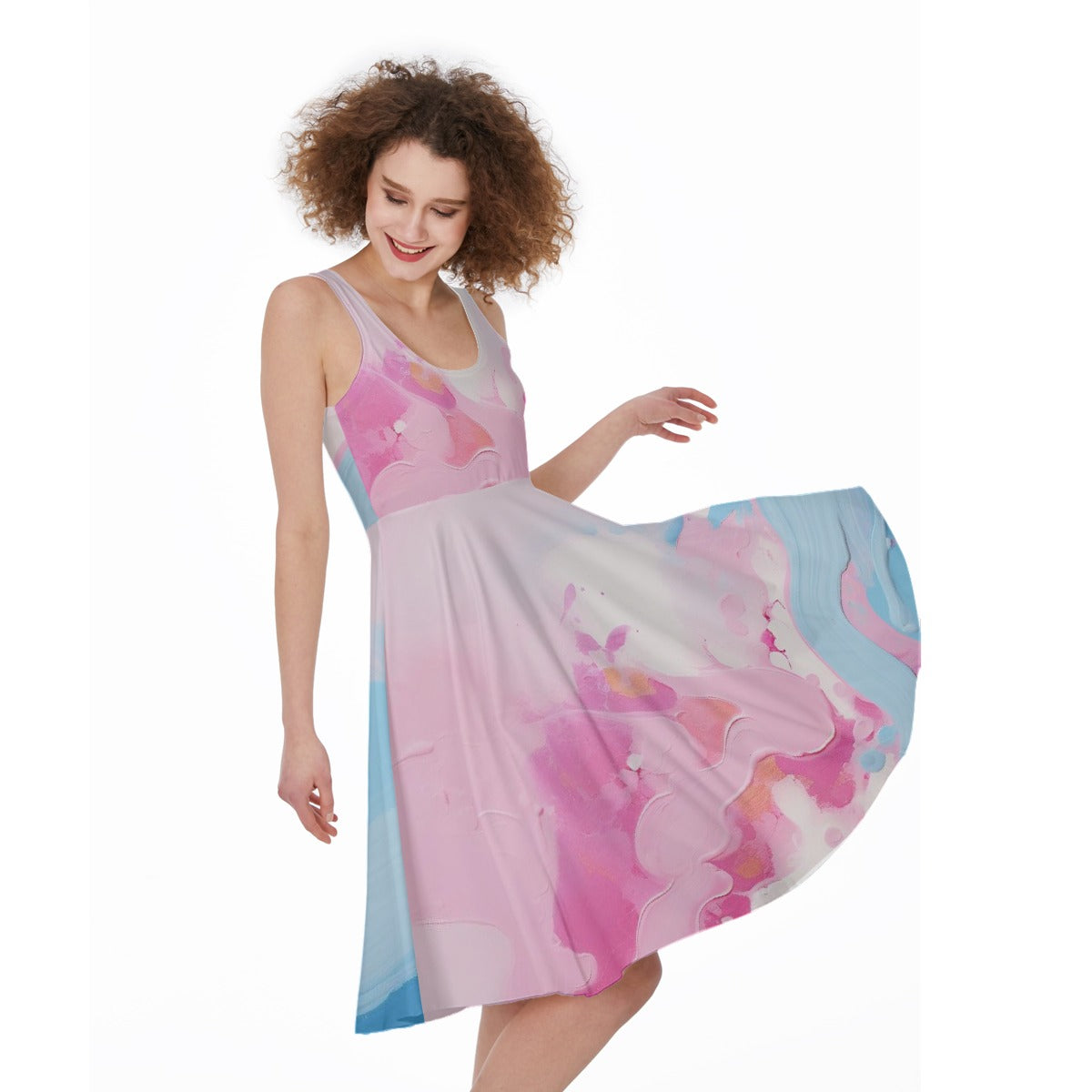 All-Over Print Women's Sleeveless Dress
