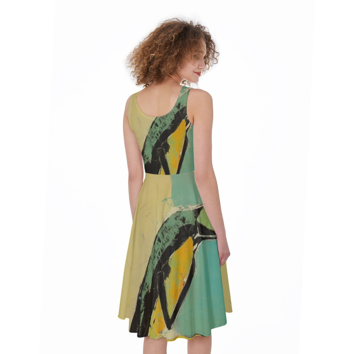 All-Over Print Women's Sleeveless Dress