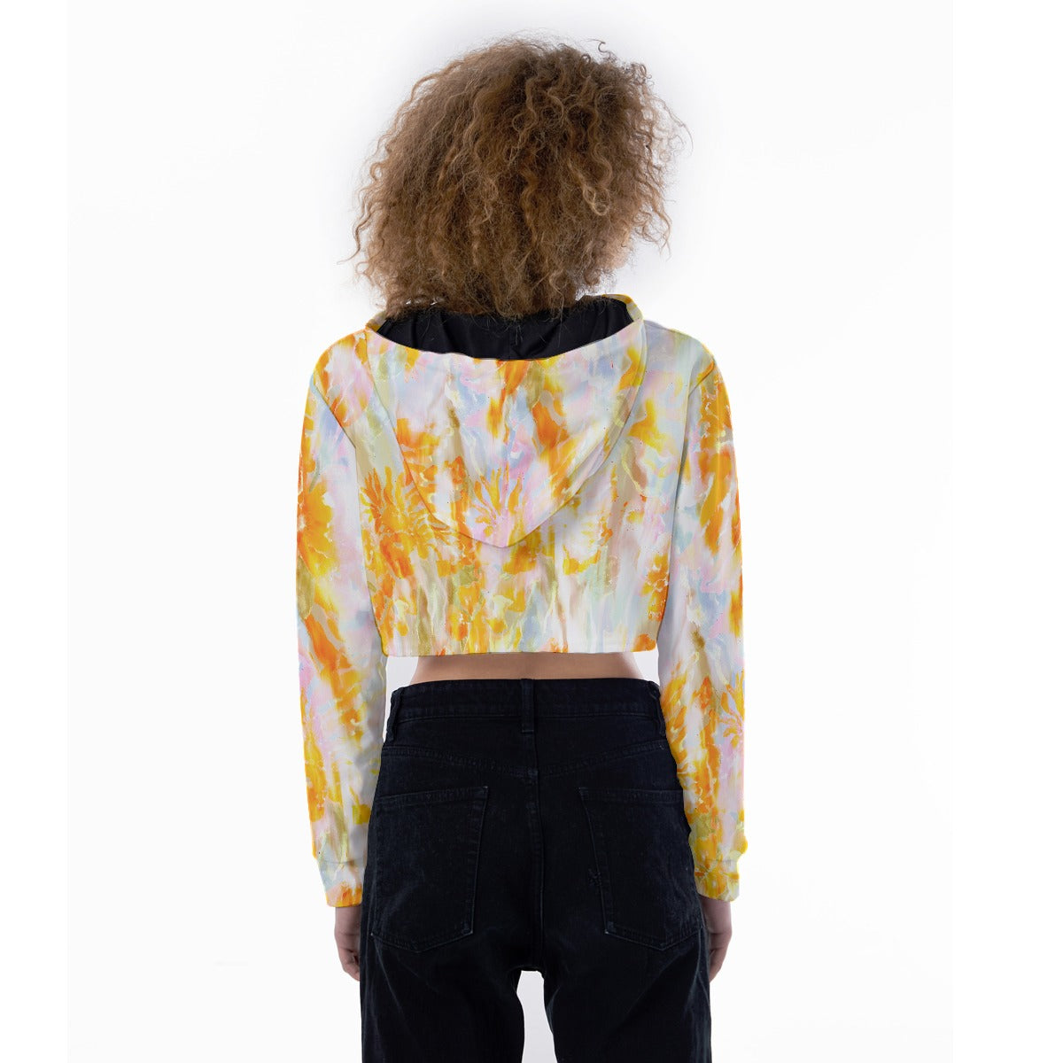 All-Over Print Women's Crop Top Hoodie
