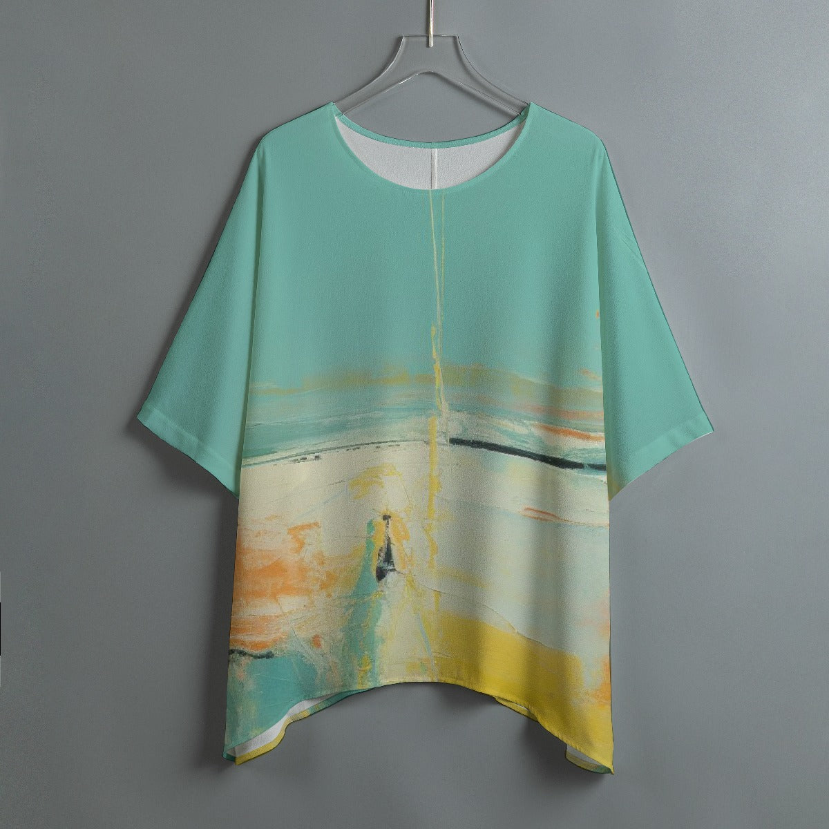 All-Over Print Women's Bat Sleeve Shirt