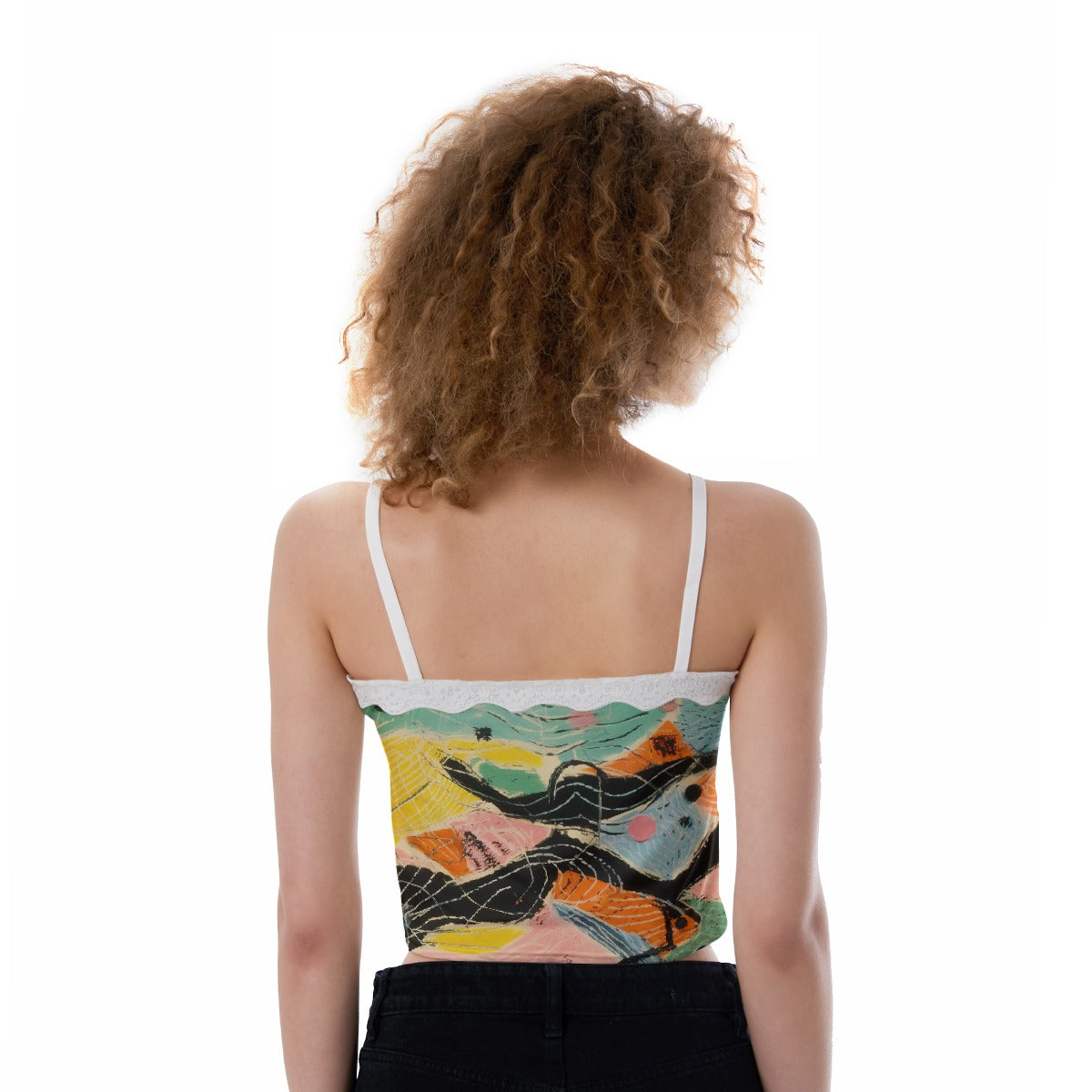 All-Over Print Women's Lace Camisole