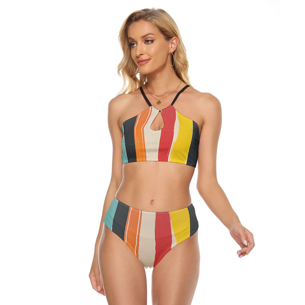 All-Over Print Women's Cami Keyhole One-piece Swimsuit