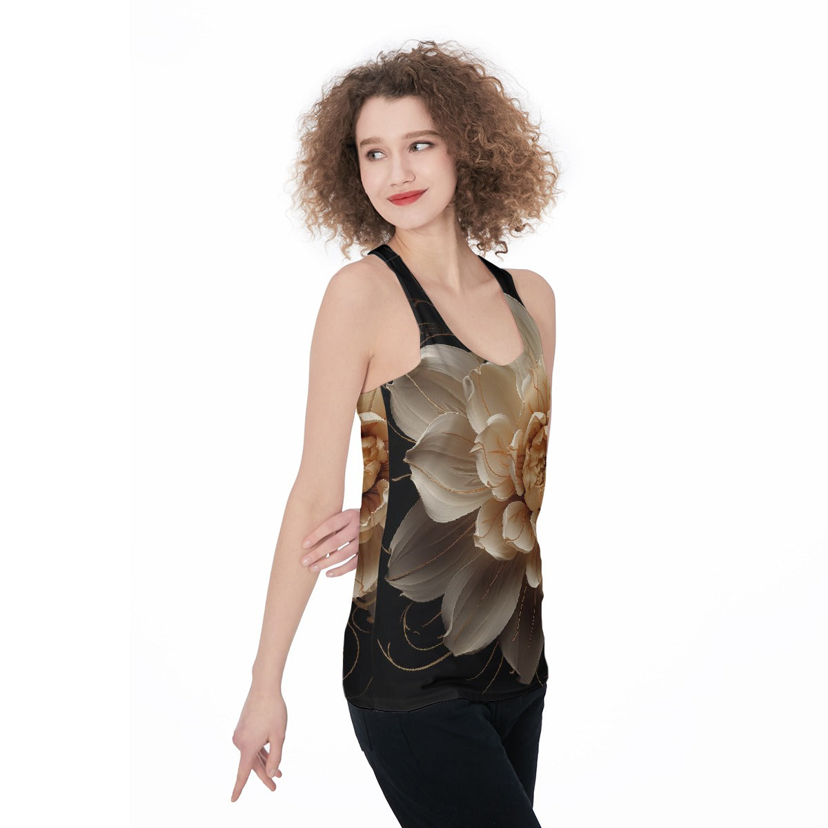 All-Over Print Women's Racerback Tank Top