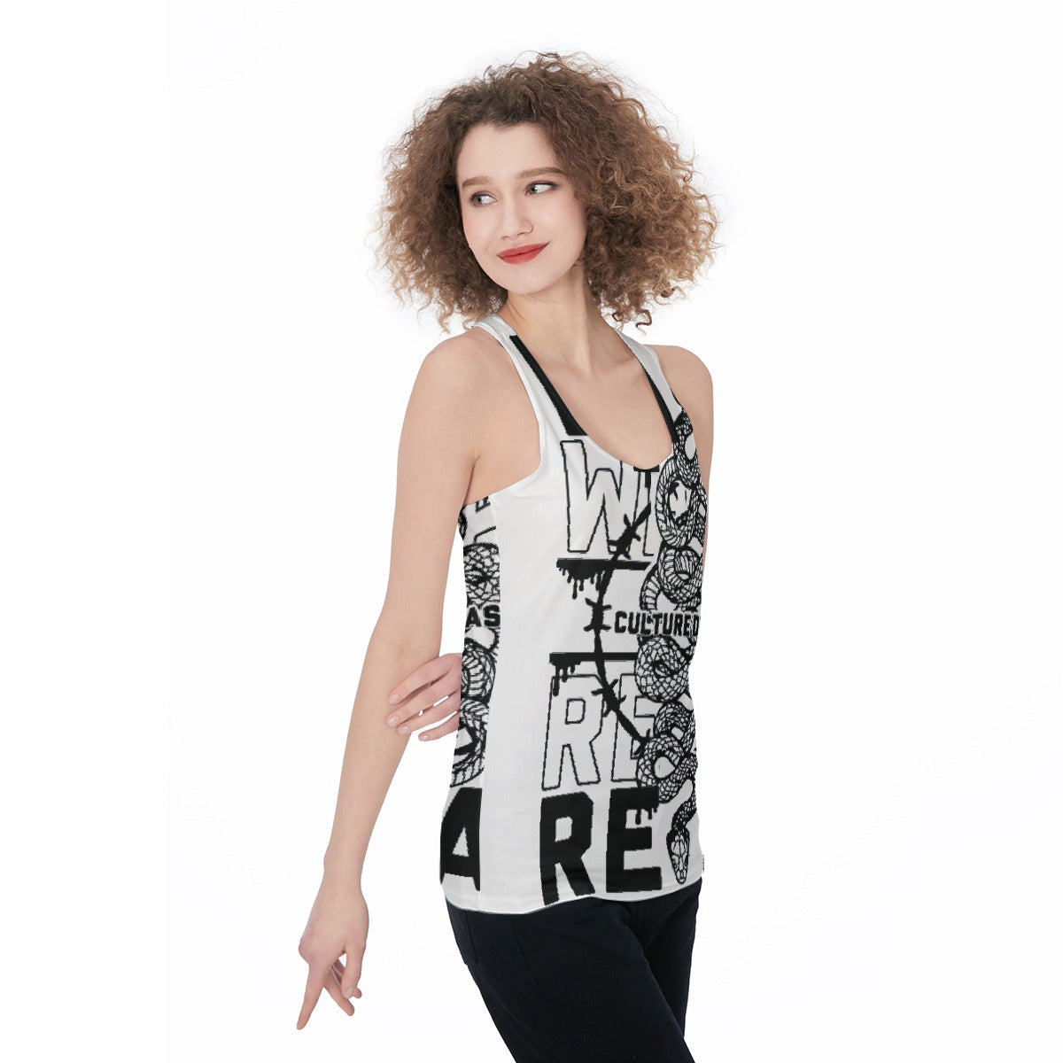 All-Over Print Women's Racerback Tank Top