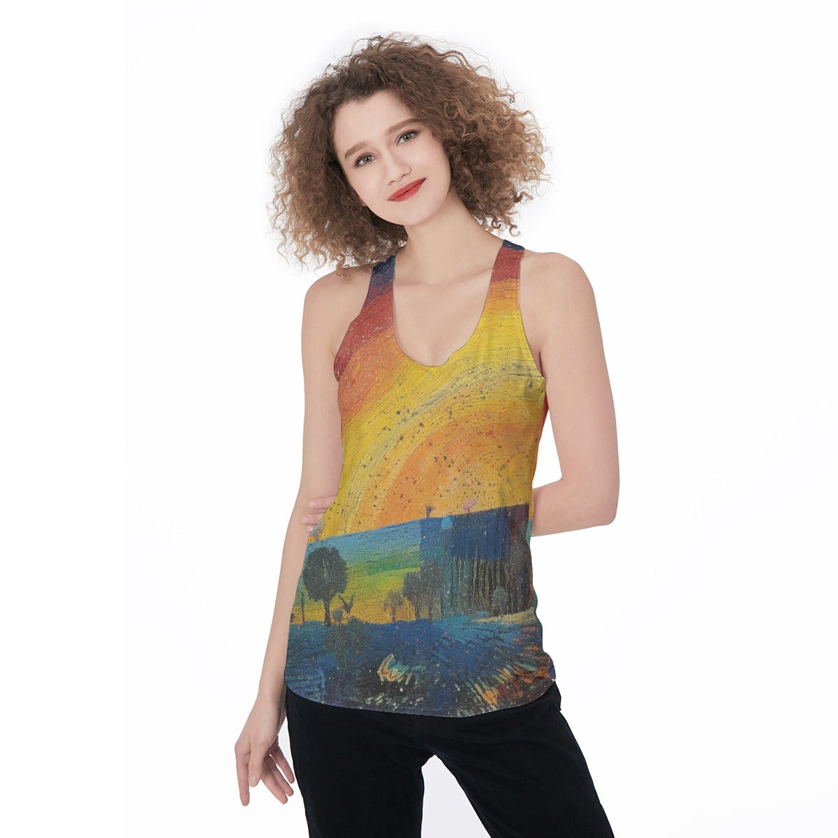 All-Over Print Women's Racerback Tank Top