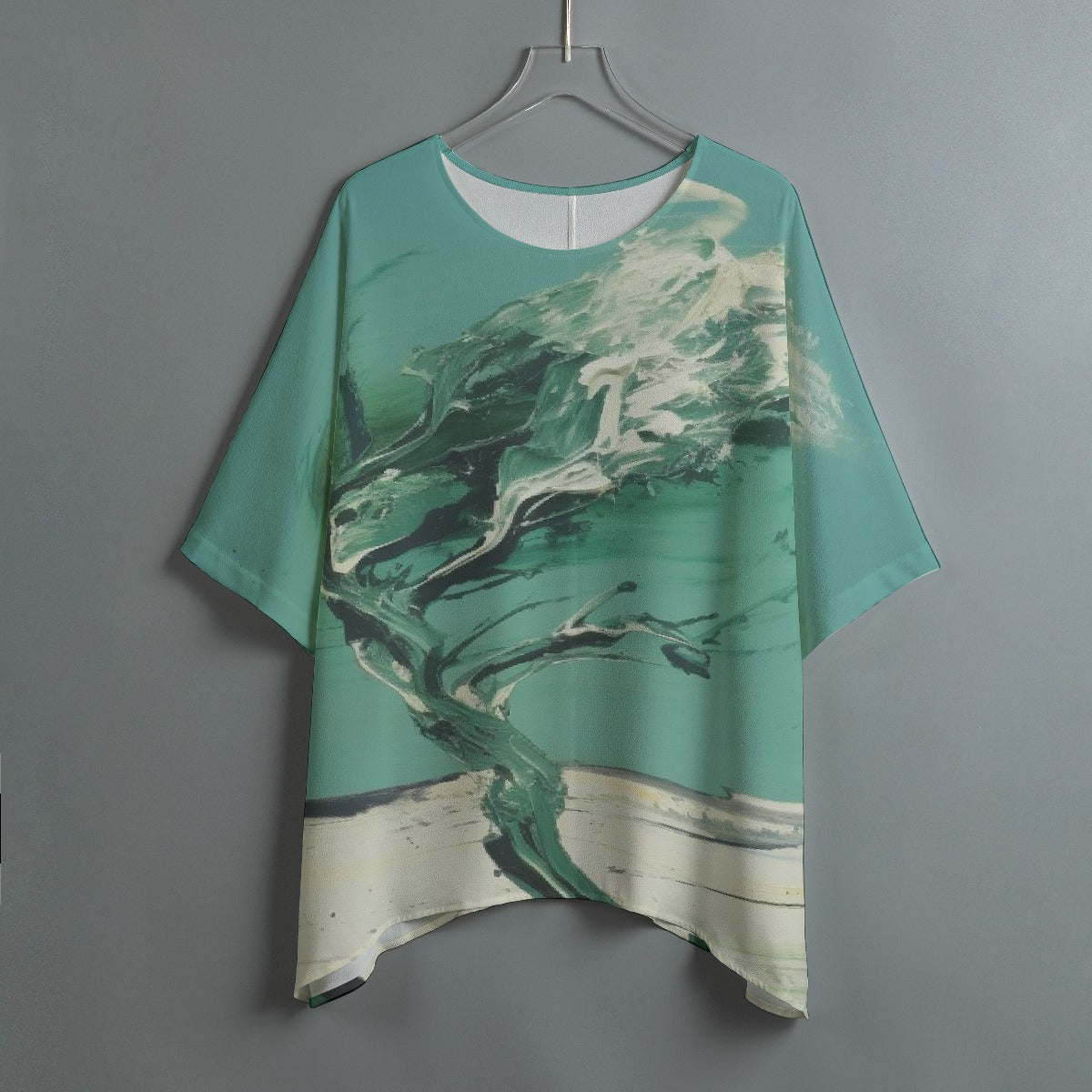 All-Over Print Women's Bat Sleeve Shirt