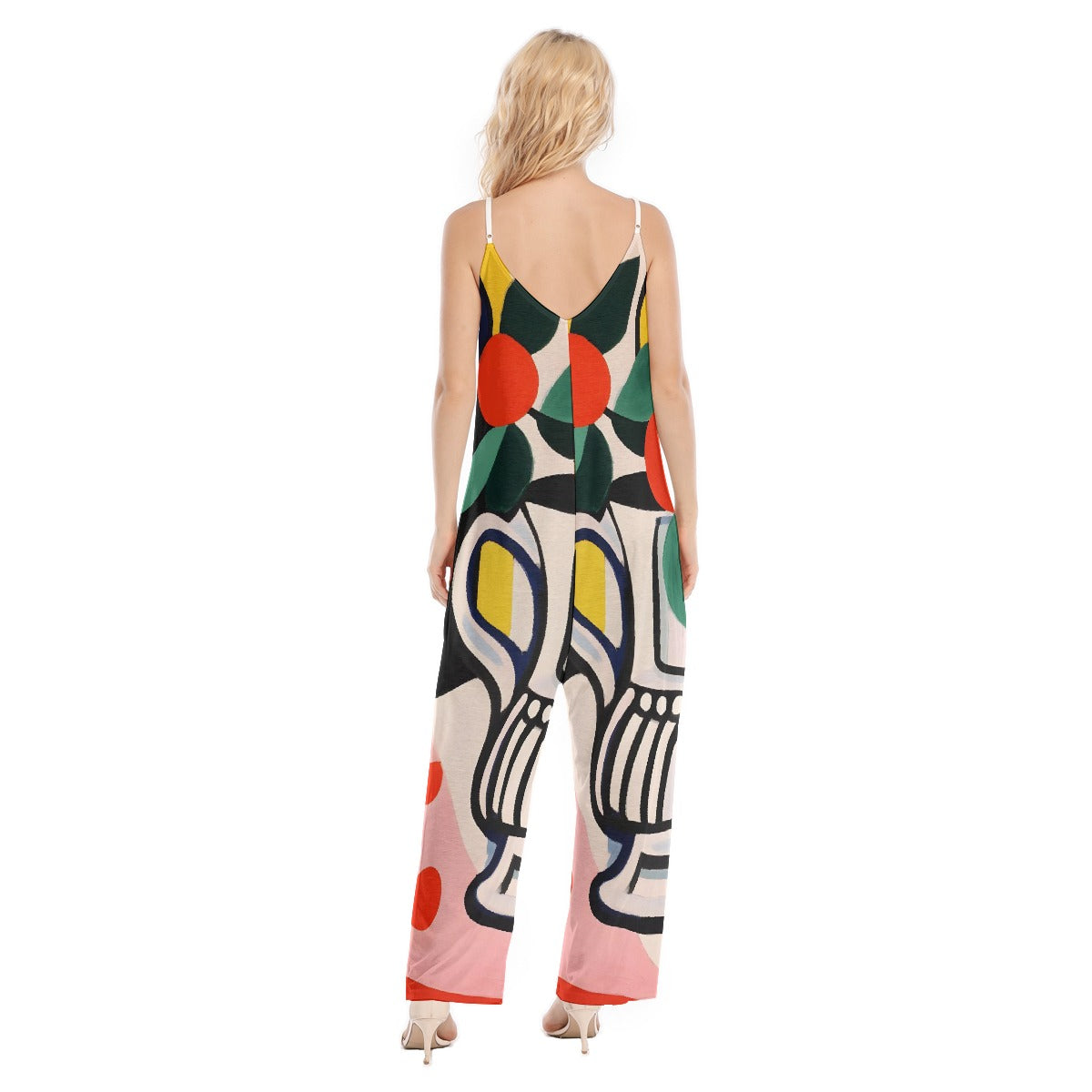 All-Over Print Women's Loose Cami Jumpsuit