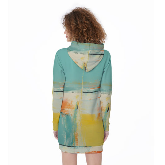 All-Over Print Women's Long Hoodie