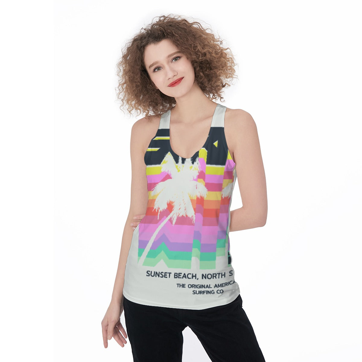 All-Over Print Women's Racerback Tank Top