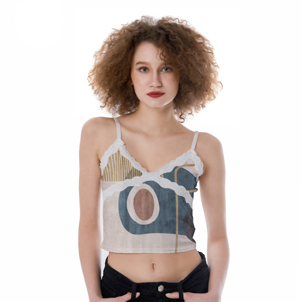 All-Over Print Women's Lace Camisole