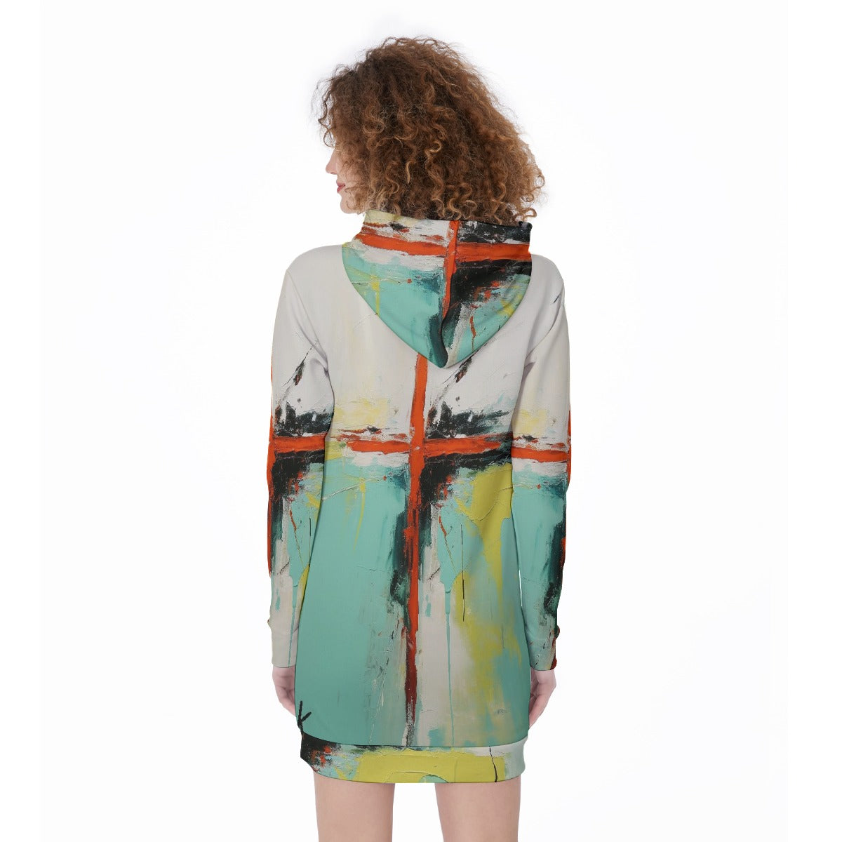 All-Over Print Women's Long Hoodie