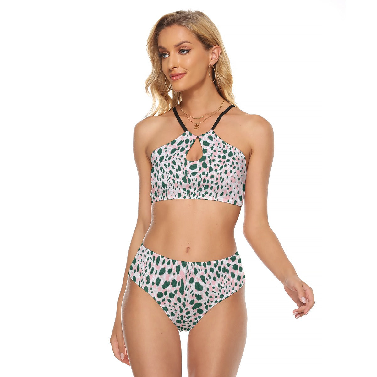 All-Over Print Women's Cami Keyhole One-piece Swimsuit