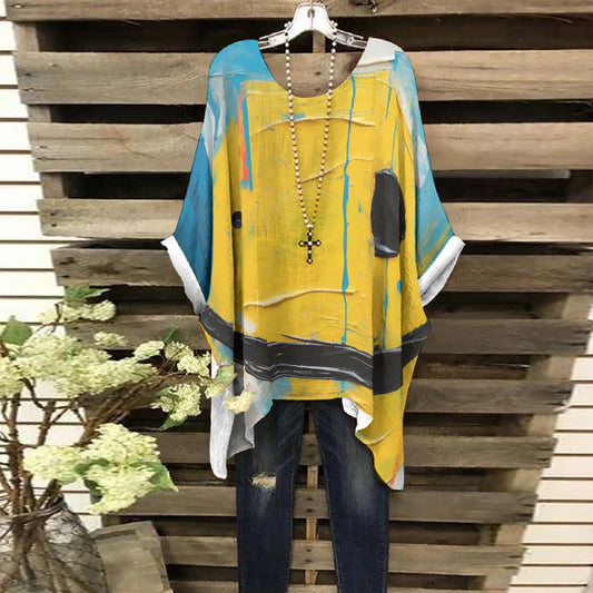 All-Over Print Women's Bat Sleeve Shirt