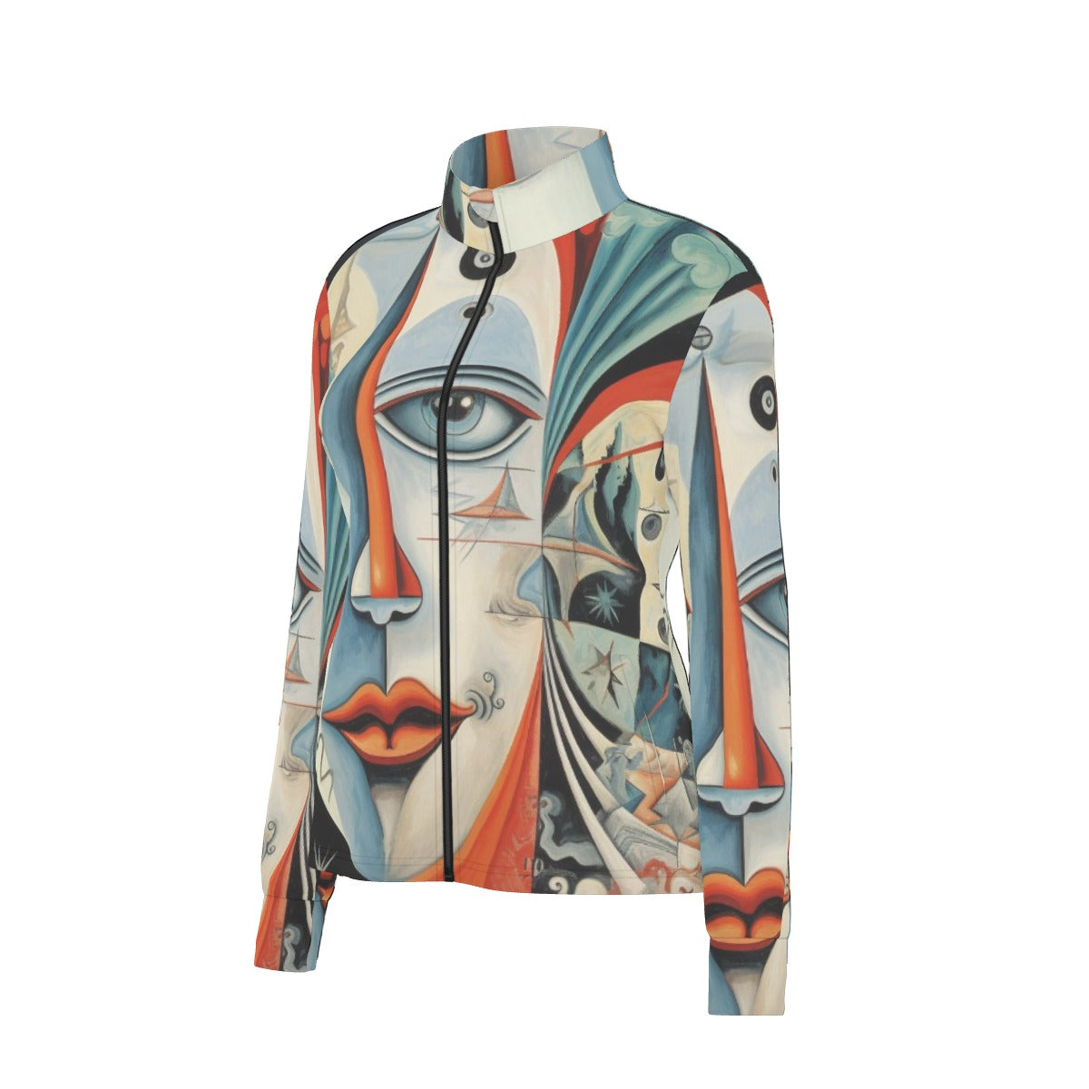 All-Over Print Women's Long Sleeve Thumbhole Jacket