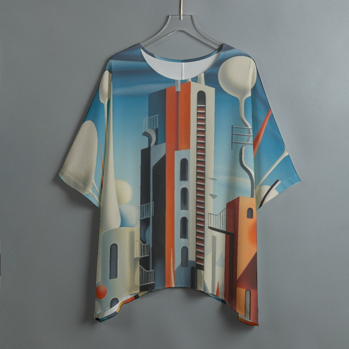 All-Over Print Women's Bat Sleeve Shirt