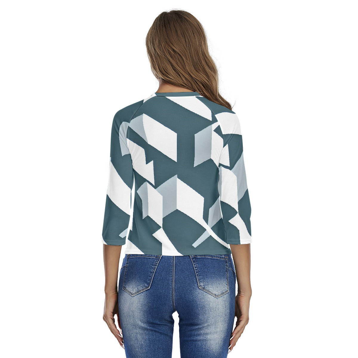 All-Over Print Women's Raglan Sleeves T-shirts