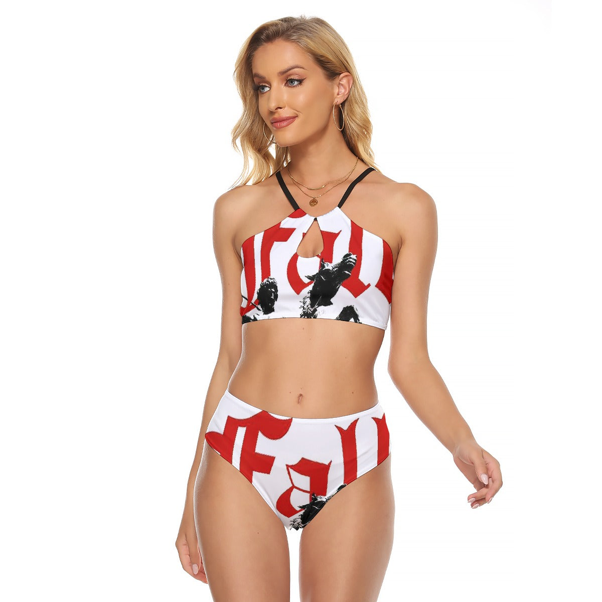 All-Over Print Women's Cami Keyhole One-piece Swimsuit