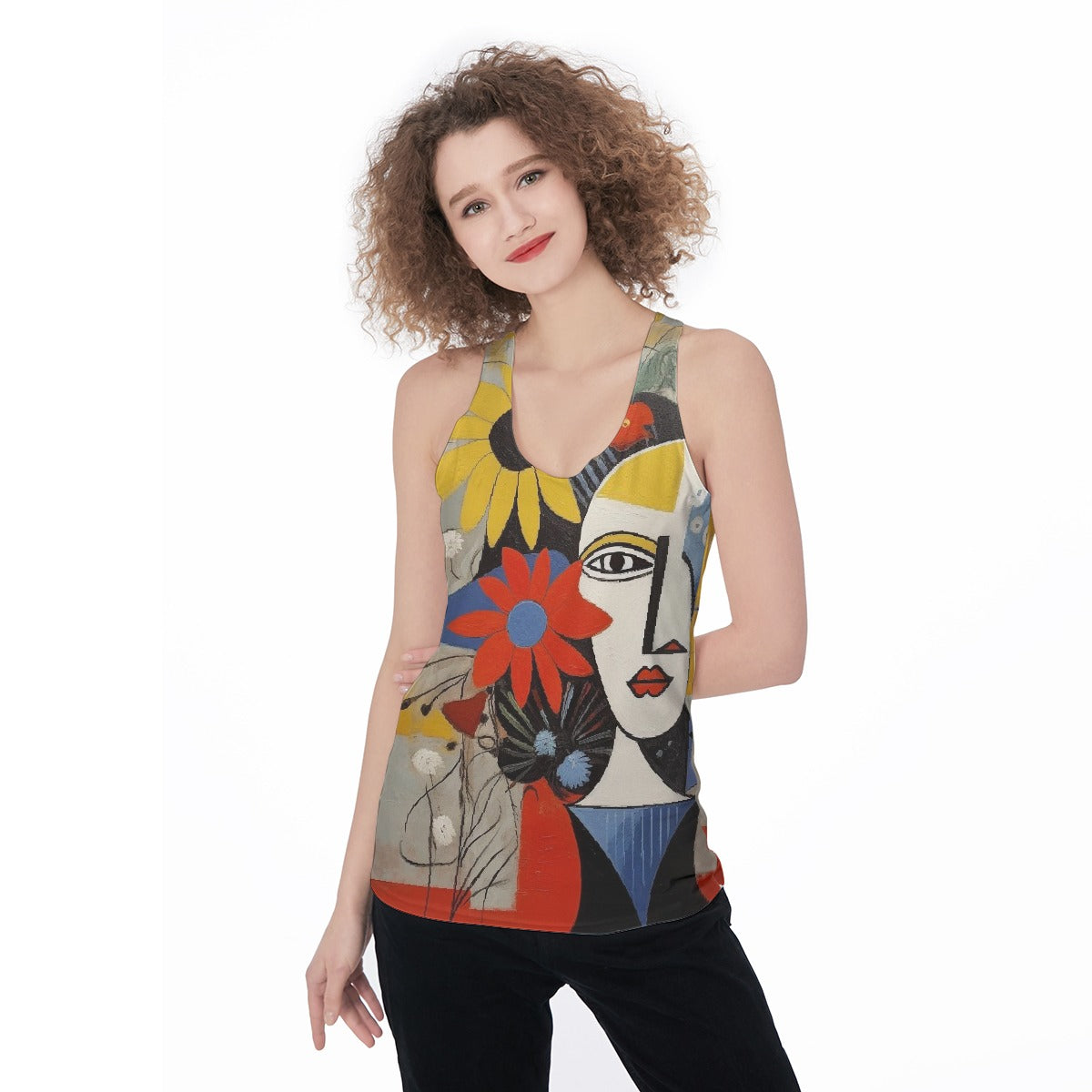 All-Over Print Women's Racerback Tank Top