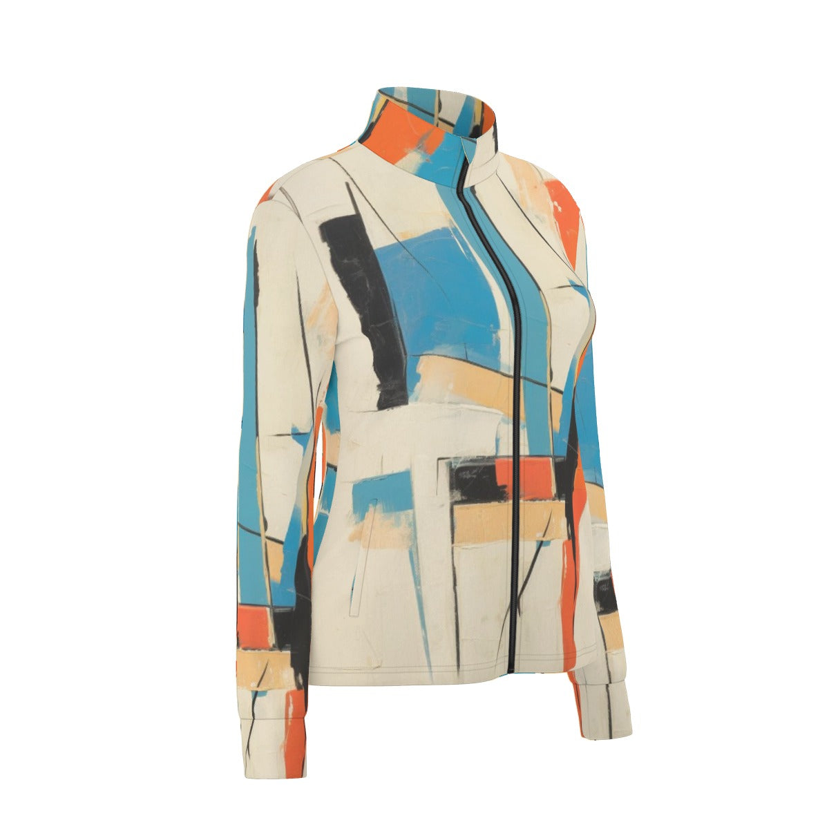 All-Over Print Women's Long Sleeve Thumbhole Jacket