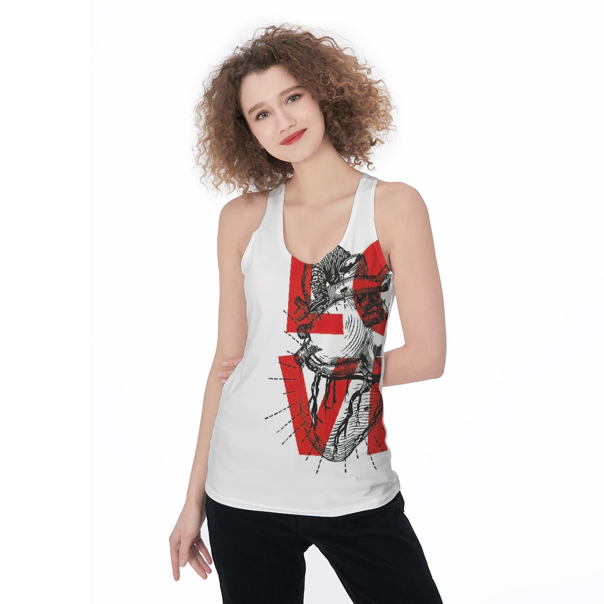 All-Over Print Women's Racerback Tank Top
