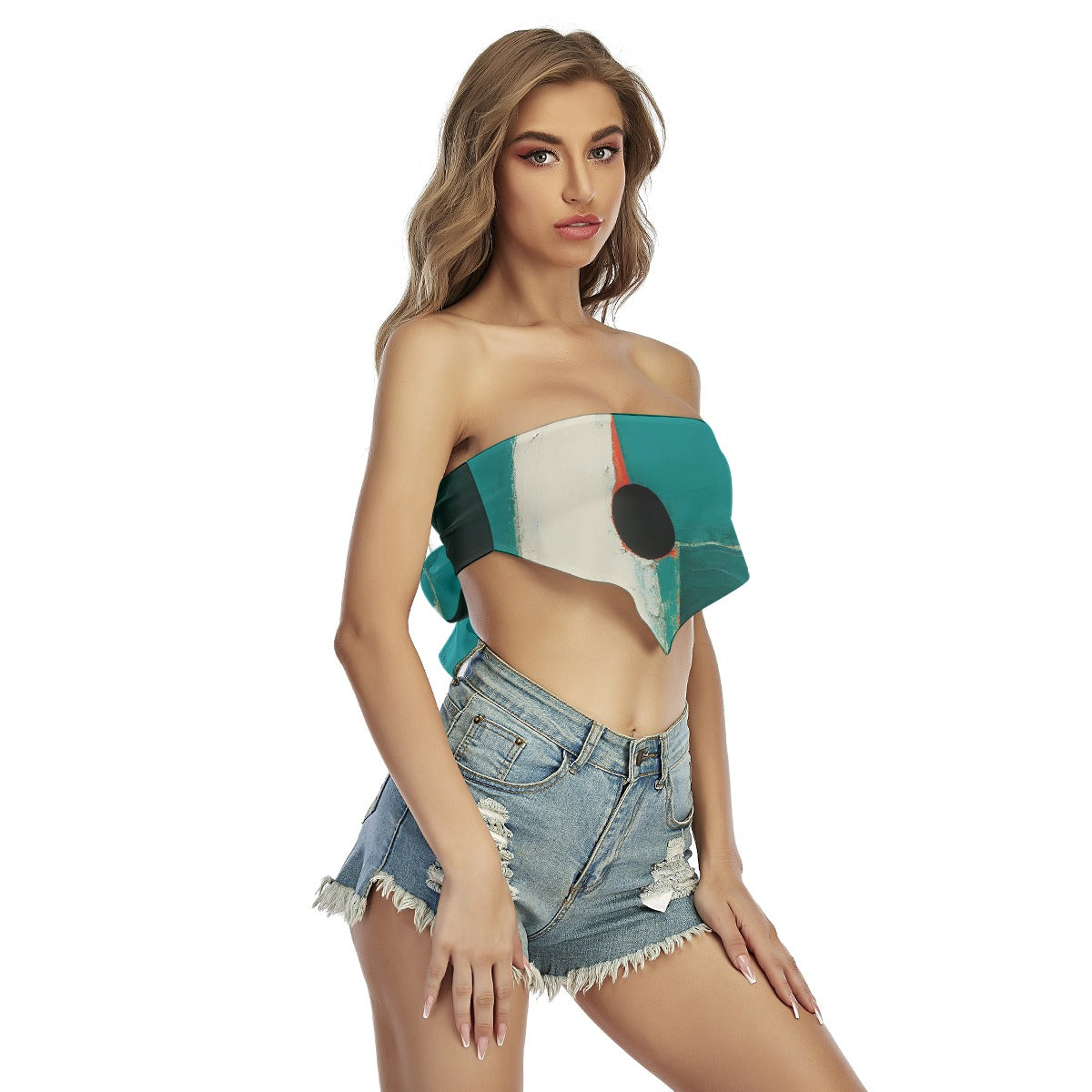 All-Over Print Women's Triangle Tube Top