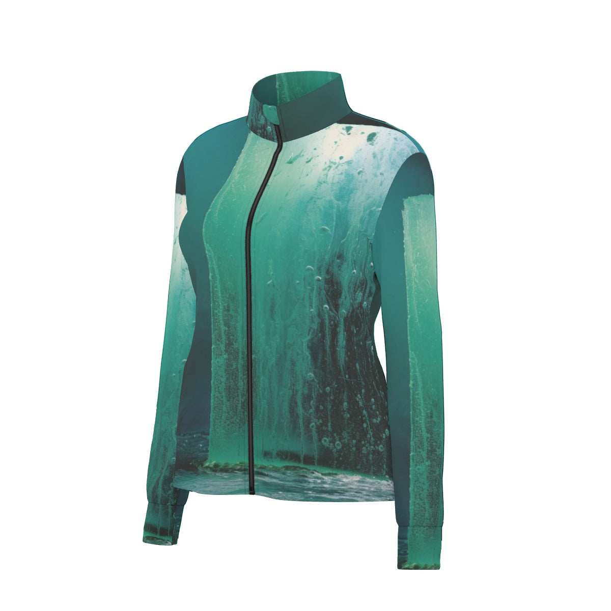 All-Over Print Women's Long Sleeve Thumbhole Jacket