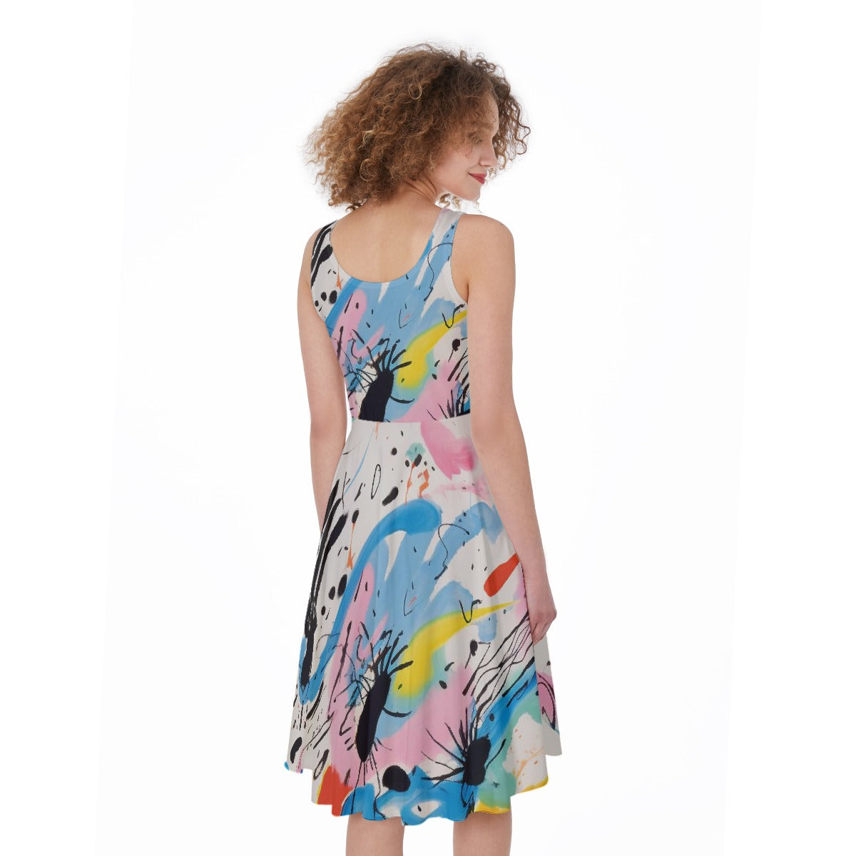 All-Over Print Women's Sleeveless Dress