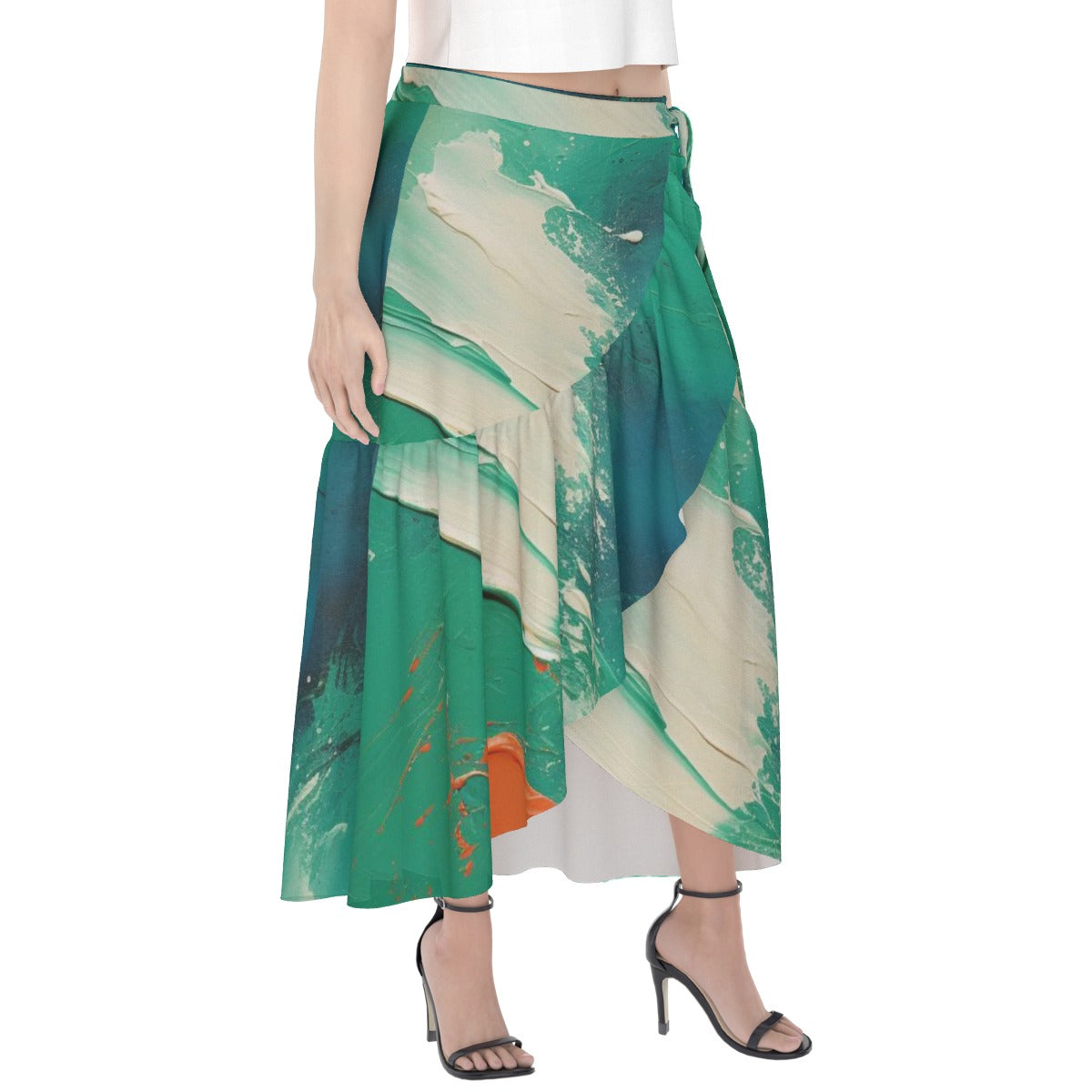 All-Over Print Women's Wrap Skirt