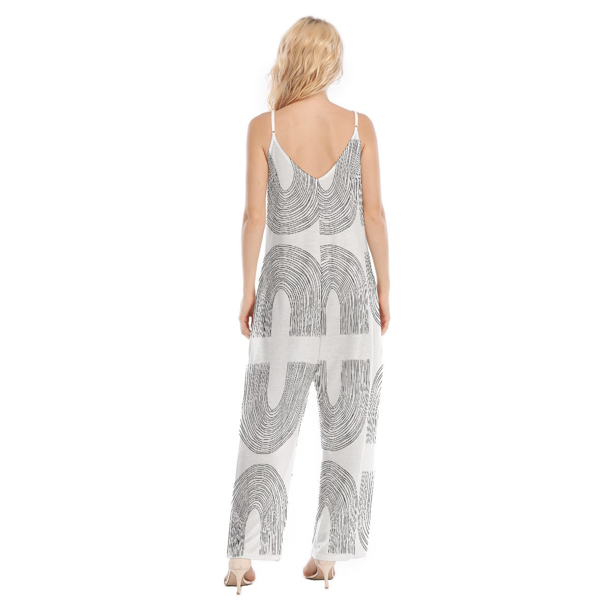 All-Over Print Women's Loose Cami Jumpsuit