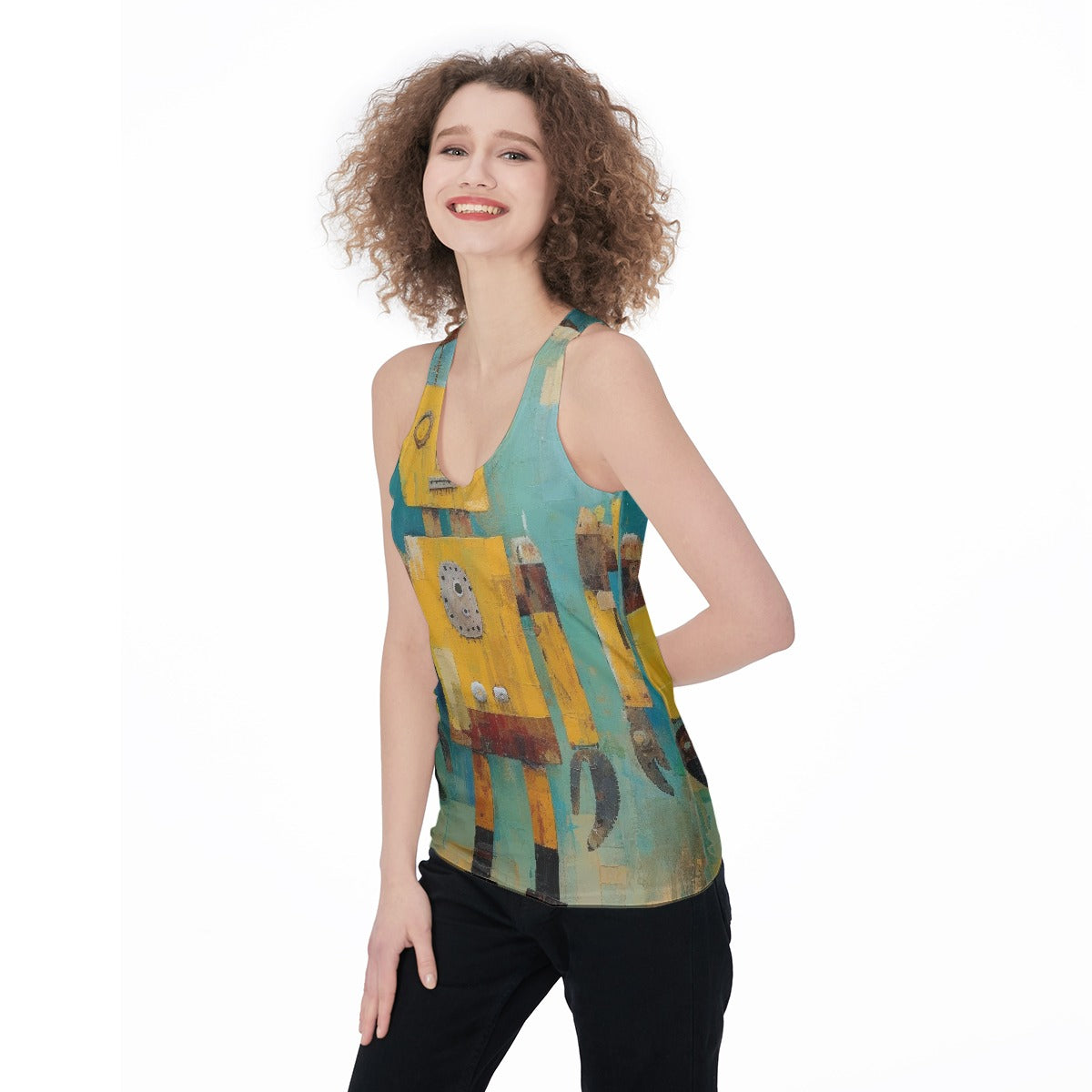 All-Over Print Women's Racerback Tank Top