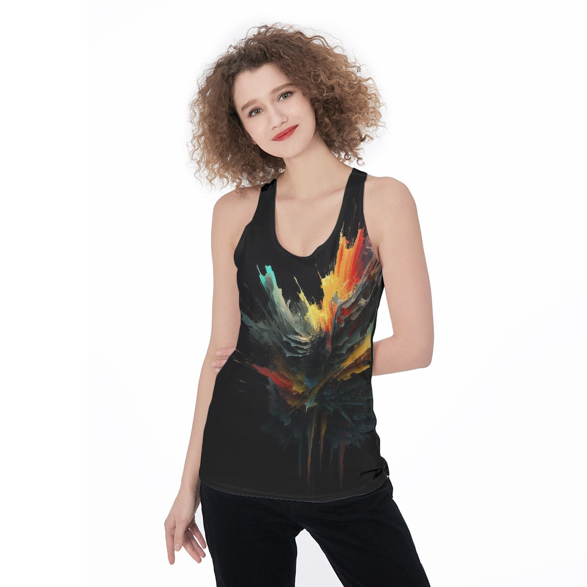All-Over Print Women's Racerback Tank Top