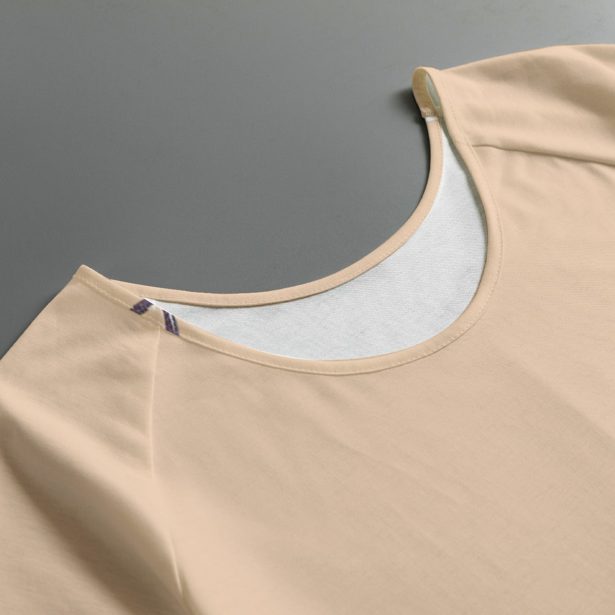 All-Over Print Women's Round Neck T-shirt With Raglan Sleeve