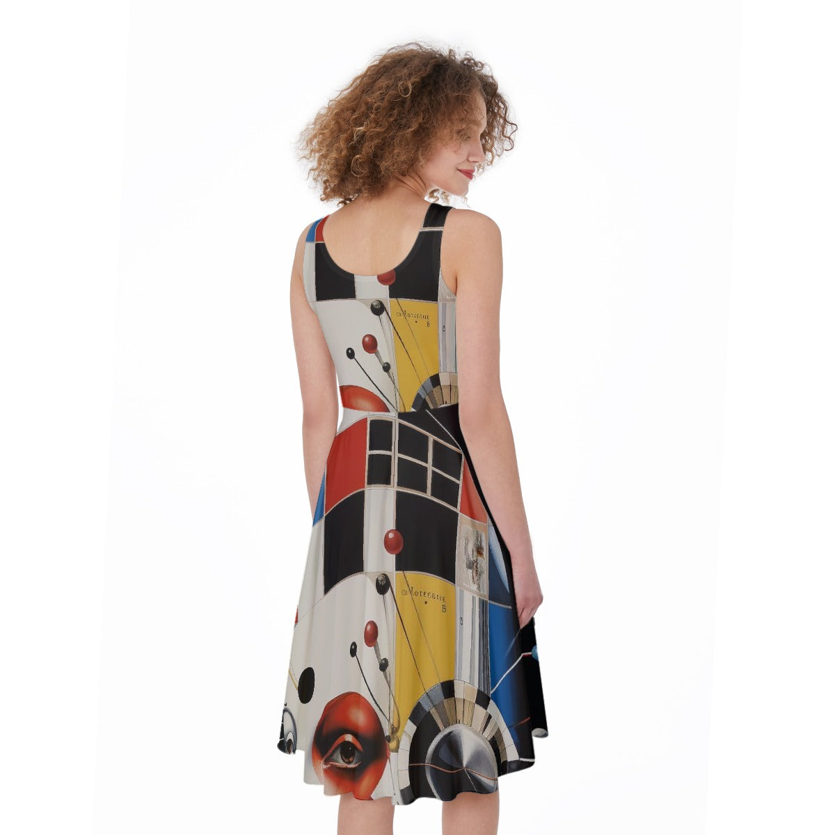 All-Over Print Women's Sleeveless Dress