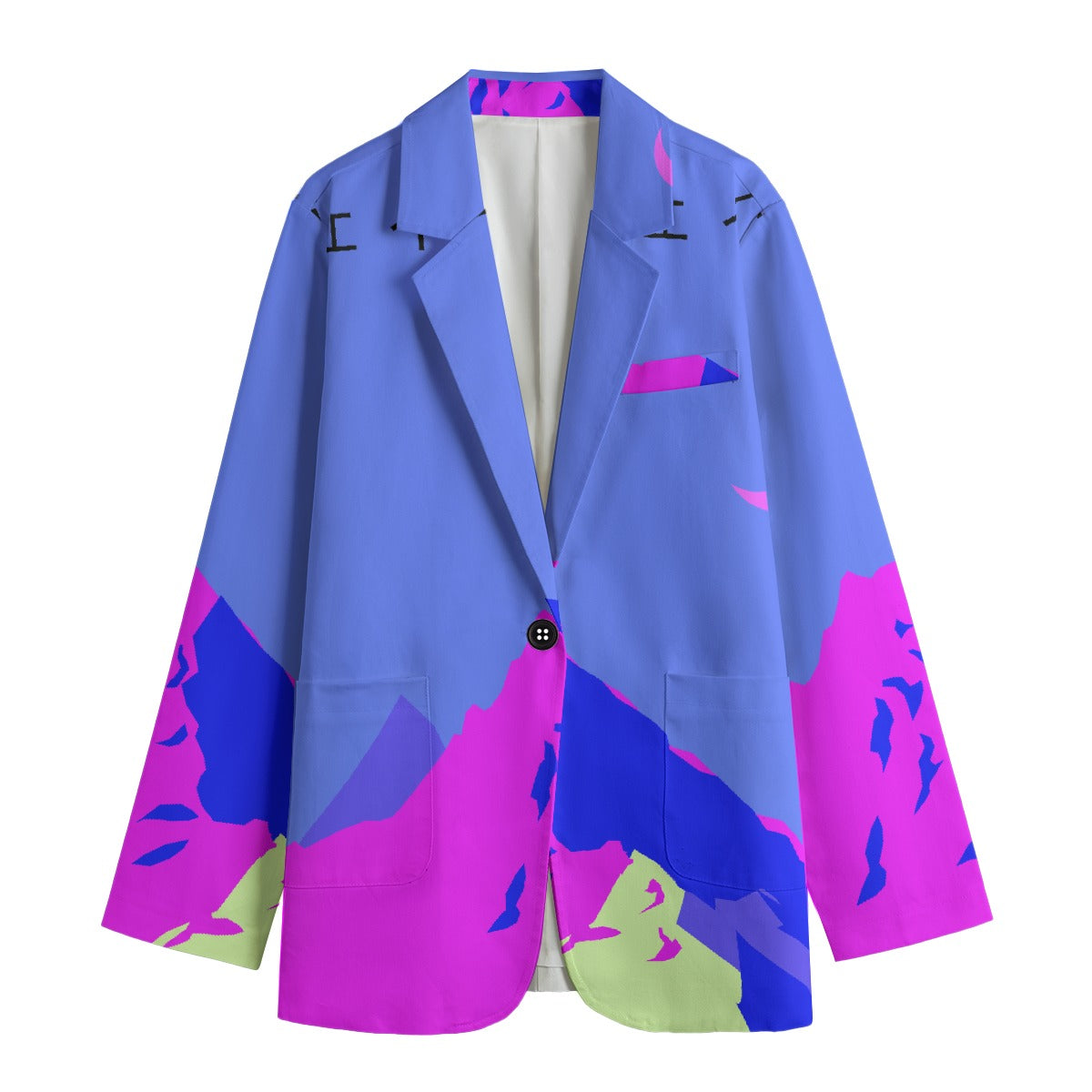 All-Over Print Women's Leisure Blazer