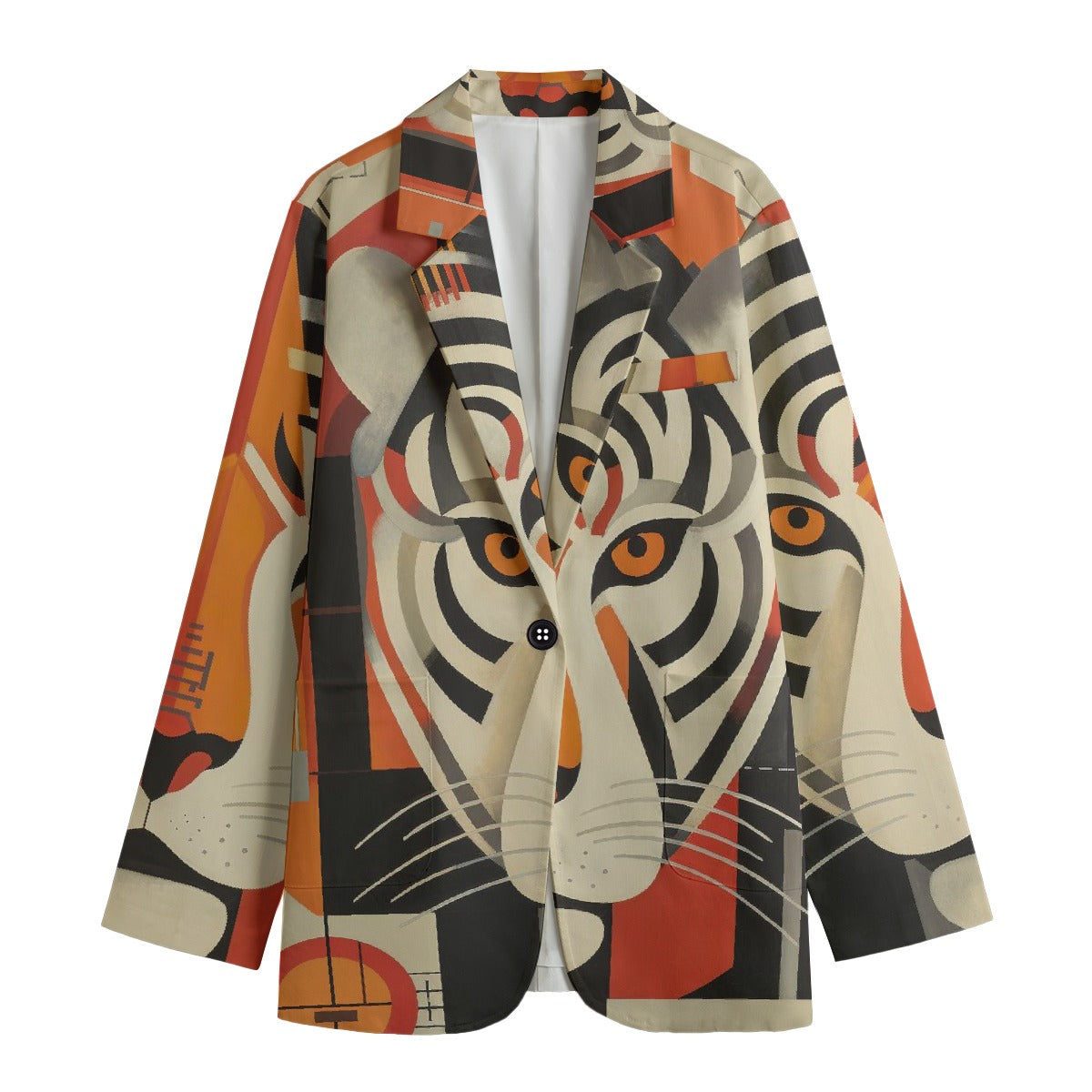 All-Over Print Women's Leisure Blazer