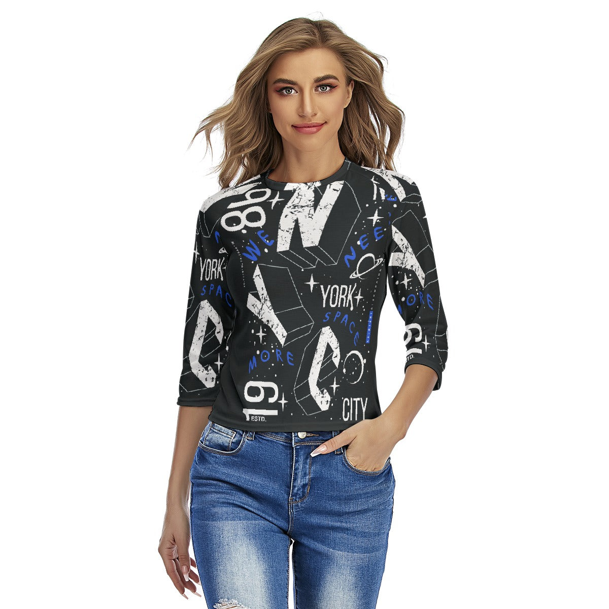 All-Over Print Women's Raglan Sleeves T-shirts