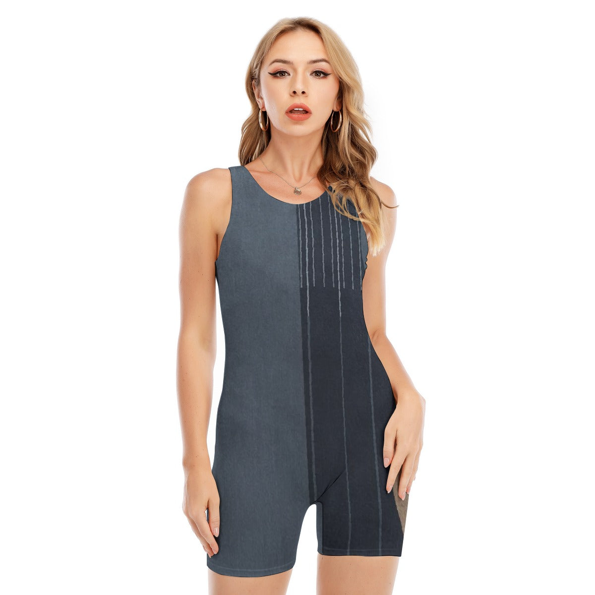All-Over Print Women's Sleeveless One-piece Swimsuit