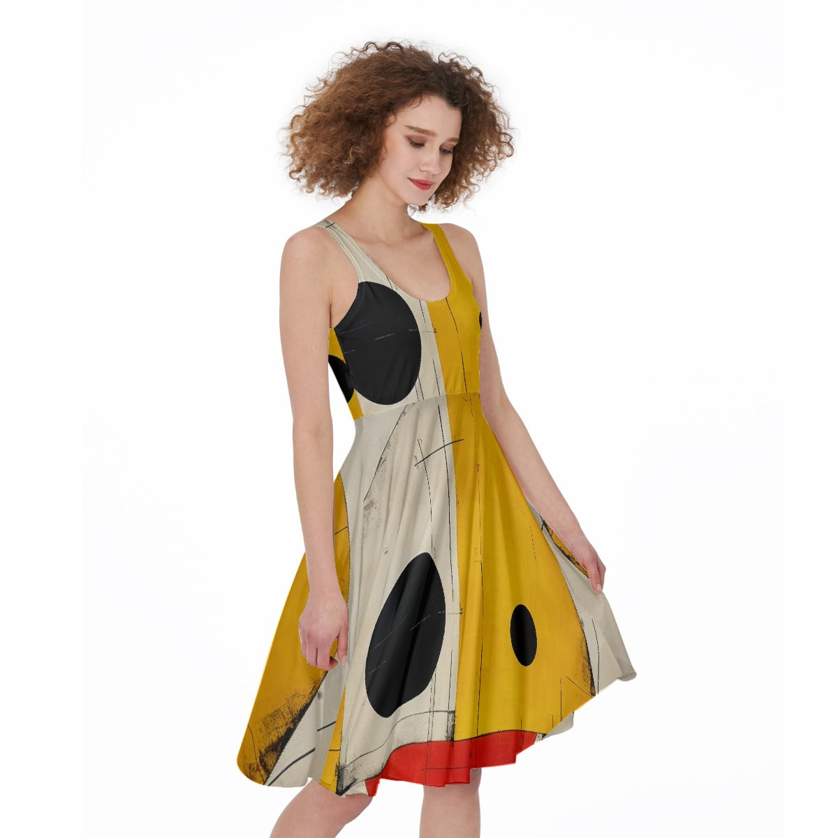 All-Over Print Women's Sleeveless Dress