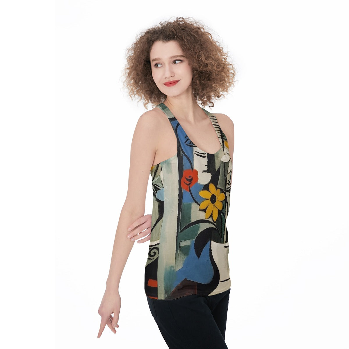 All-Over Print Women's Racerback Tank Top