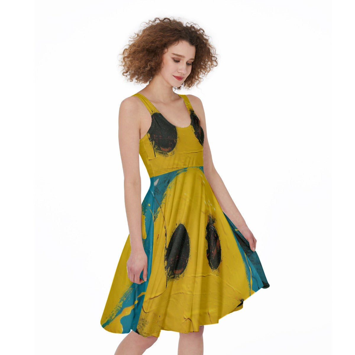 All-Over Print Women's Sleeveless Dress