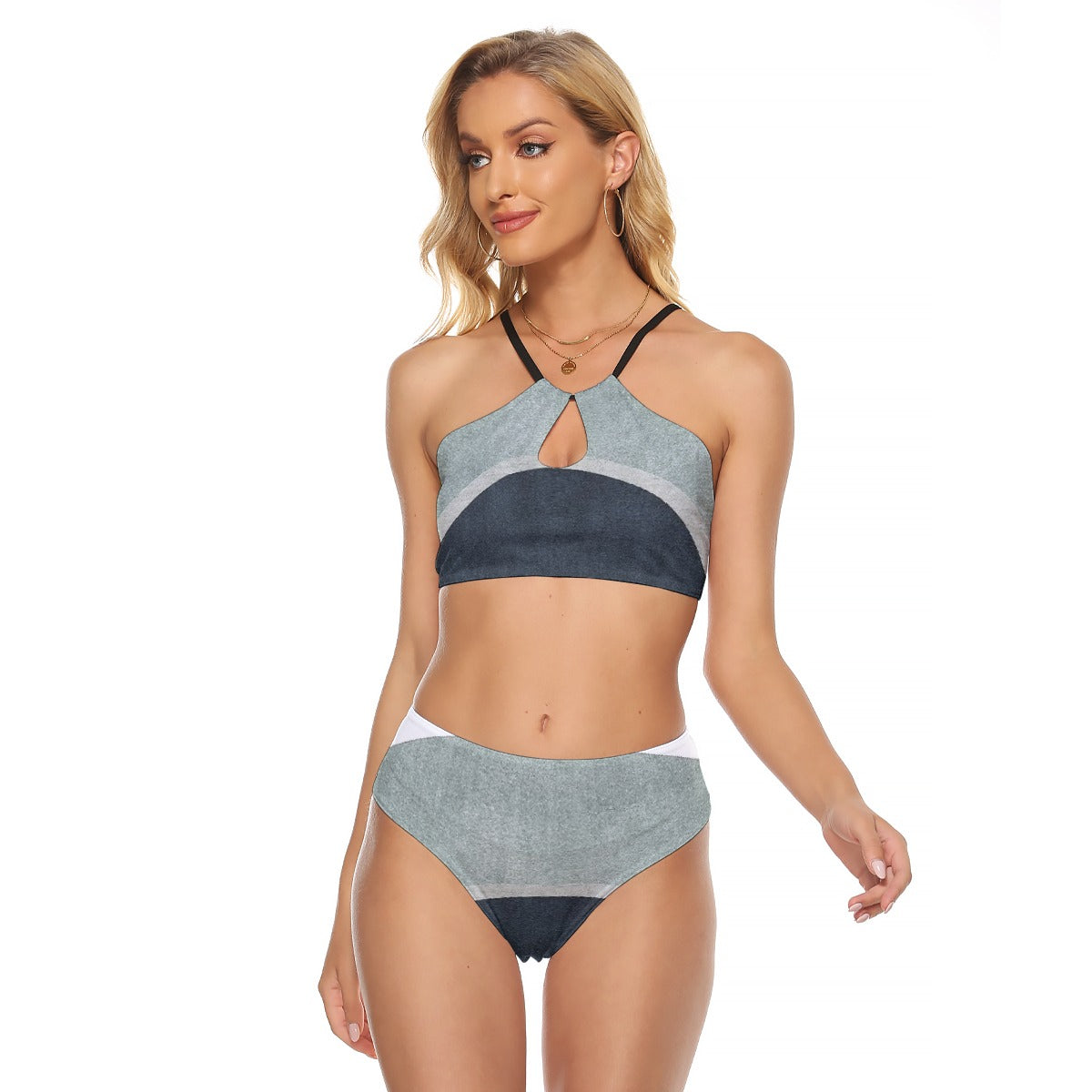 All-Over Print Women's Cami Keyhole One-piece Swimsuit