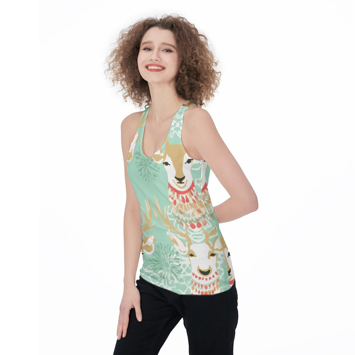 All-Over Print Women's Racerback Tank Top