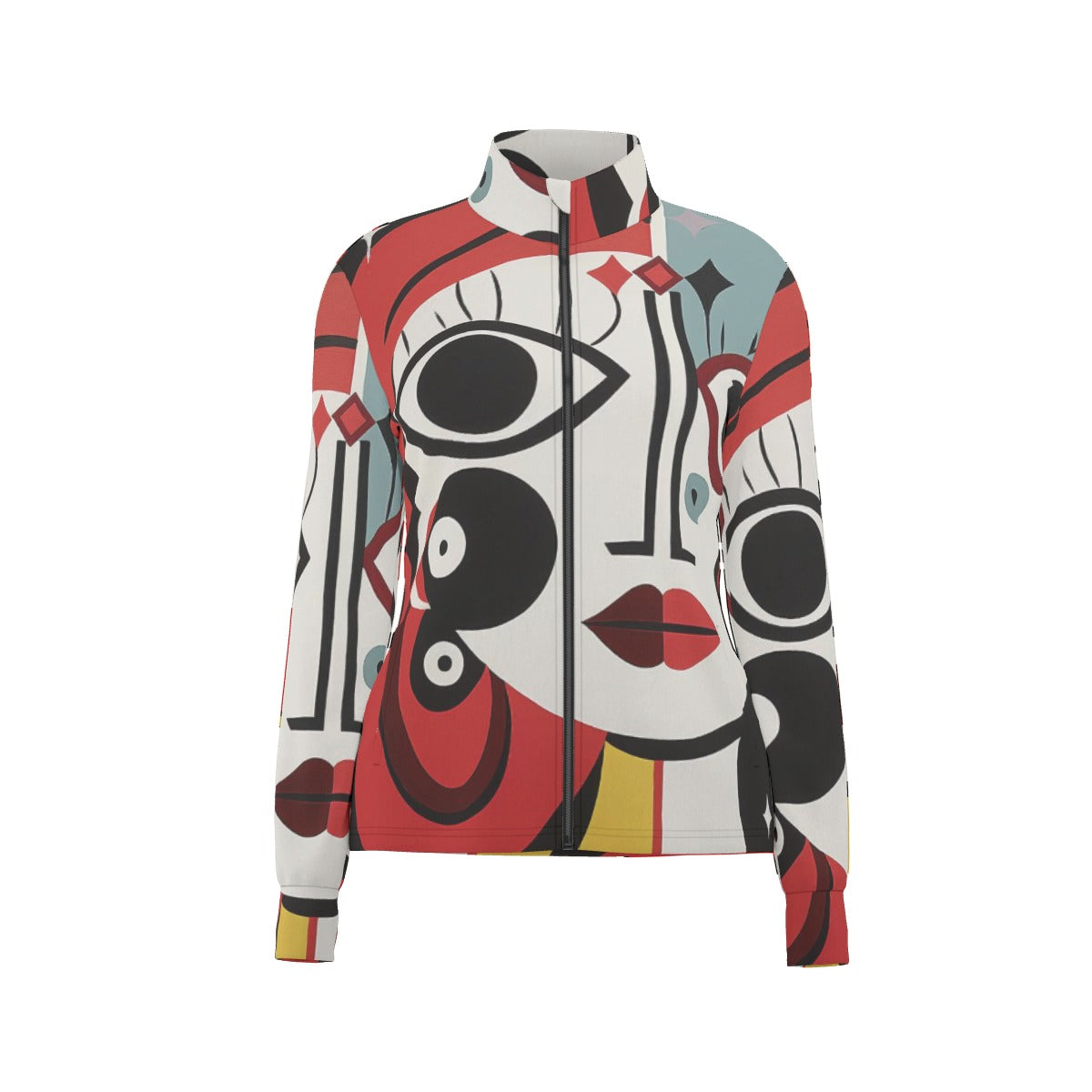 All-Over Print Women's Long Sleeve Thumbhole Jacket