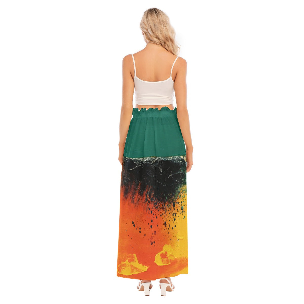 All-Over Print Women's Side Split Skirt