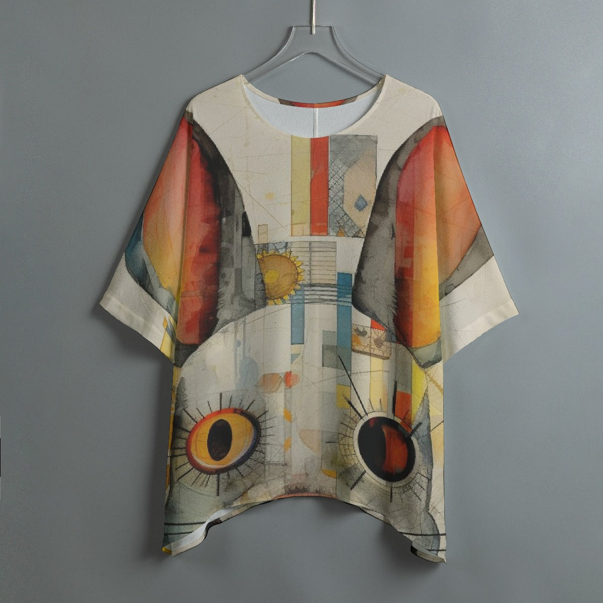 All-Over Print Women's Bat Sleeve Shirt