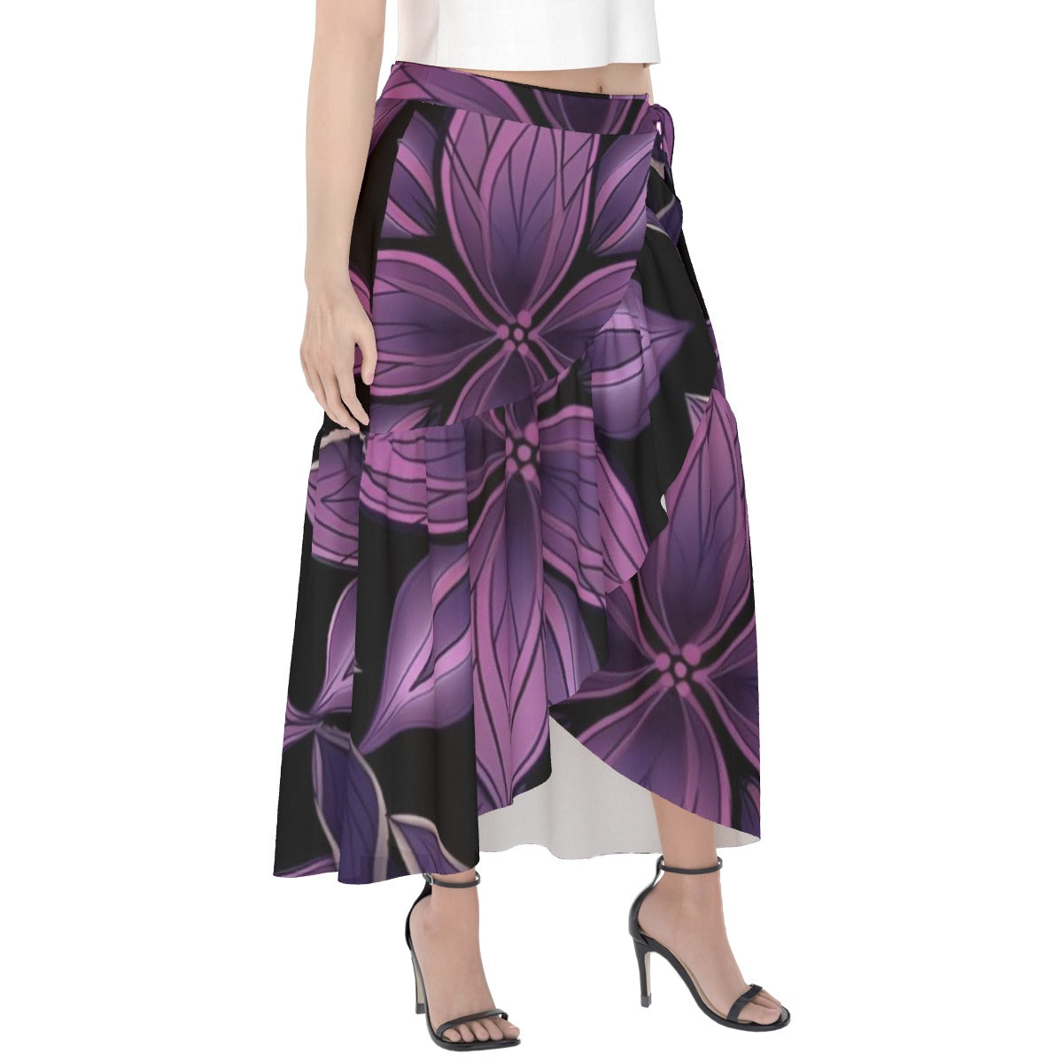 All-Over Print Women's Wrap Skirt