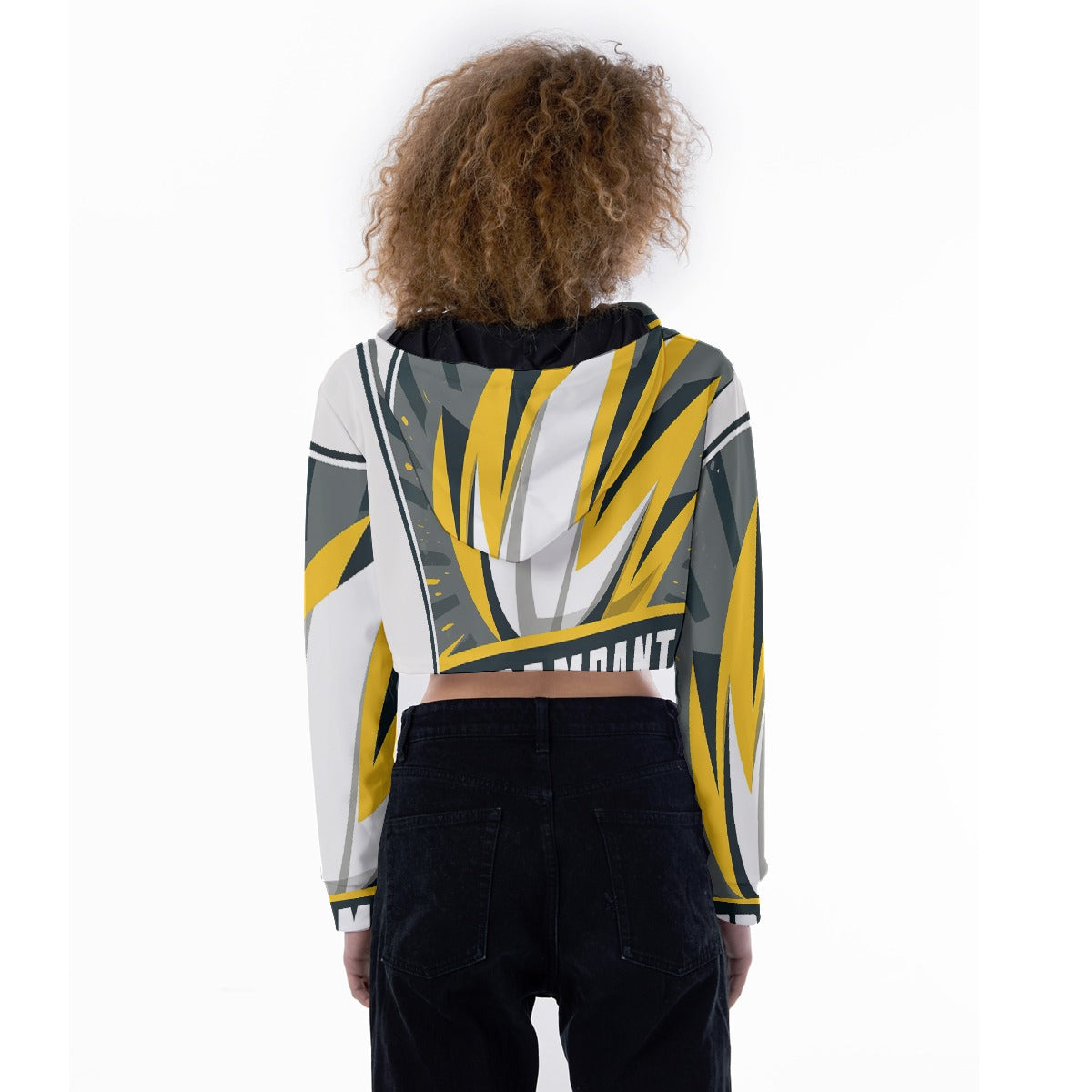 All-Over Print Women's Crop Top Hoodie
