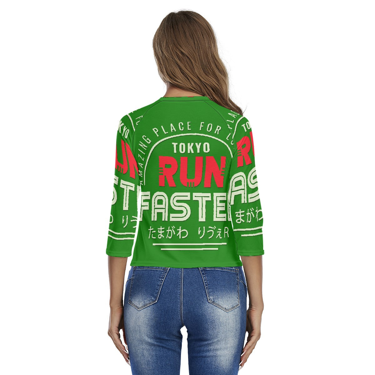 All-Over Print Women's Raglan Sleeves T-shirts