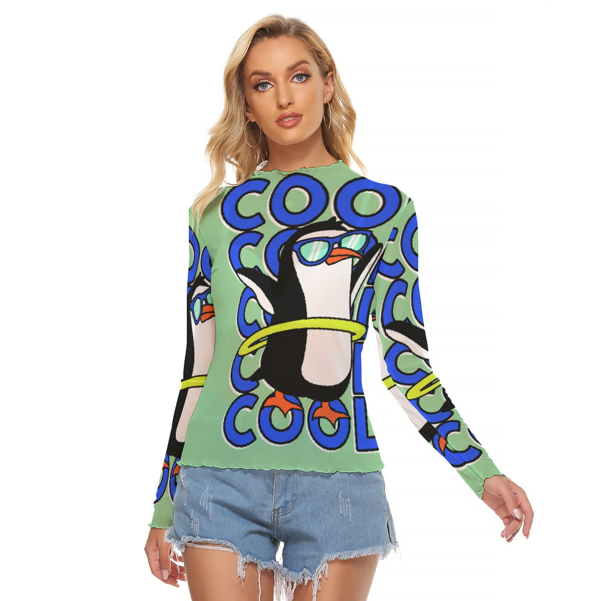 All-Over Print Women's Mesh T-shirt