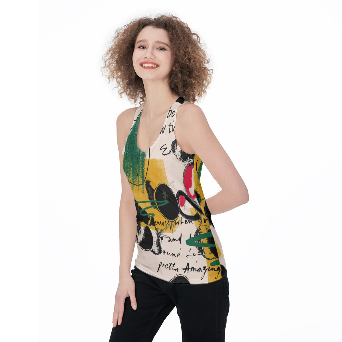 All-Over Print Women's Racerback Tank Top